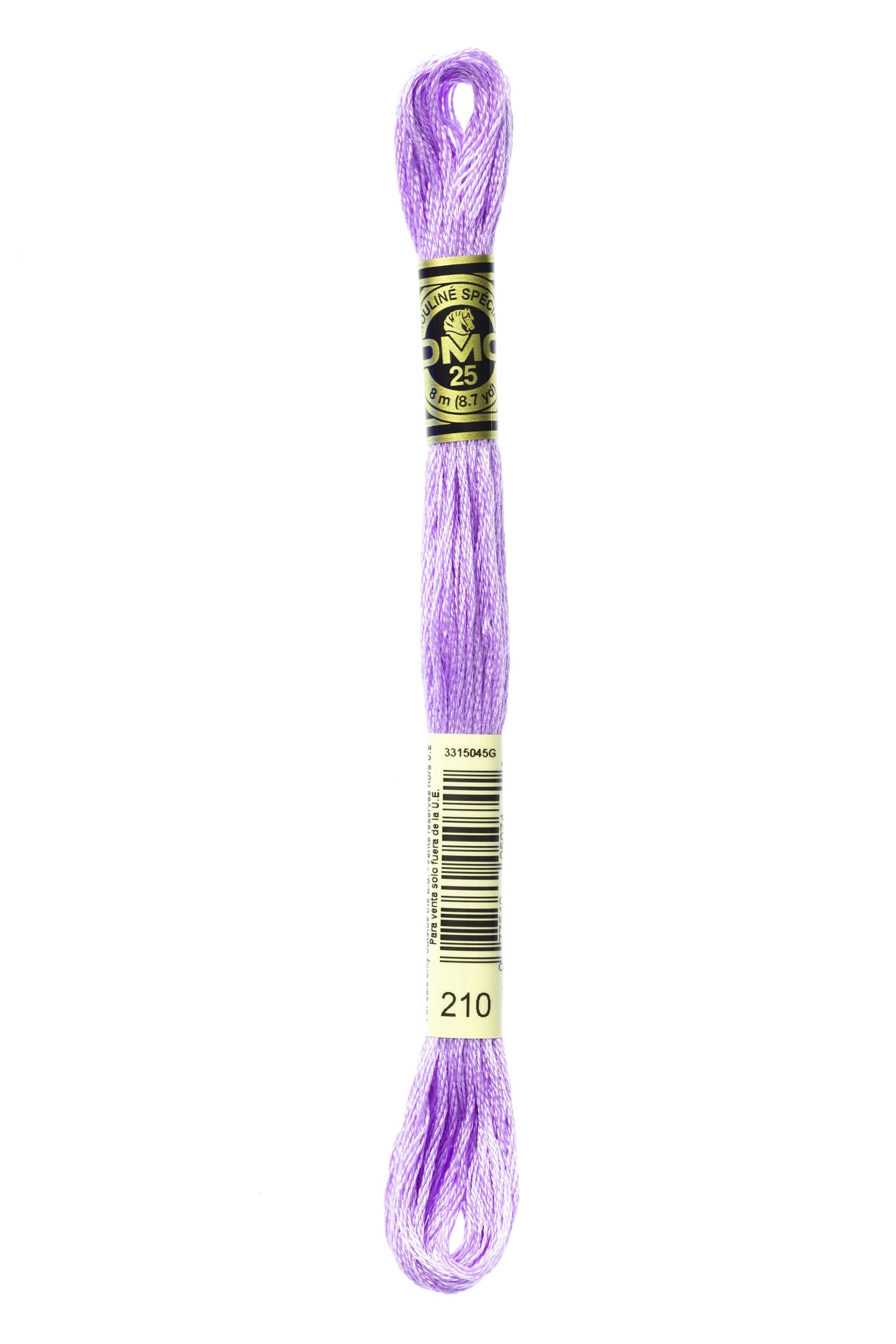 DMC Floss # 210 - Medium Lavender