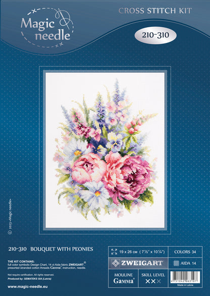 Bouquet with Peonies