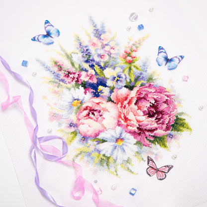 Bouquet with Peonies