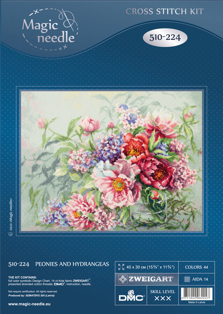 Peonies and Hydrangeas