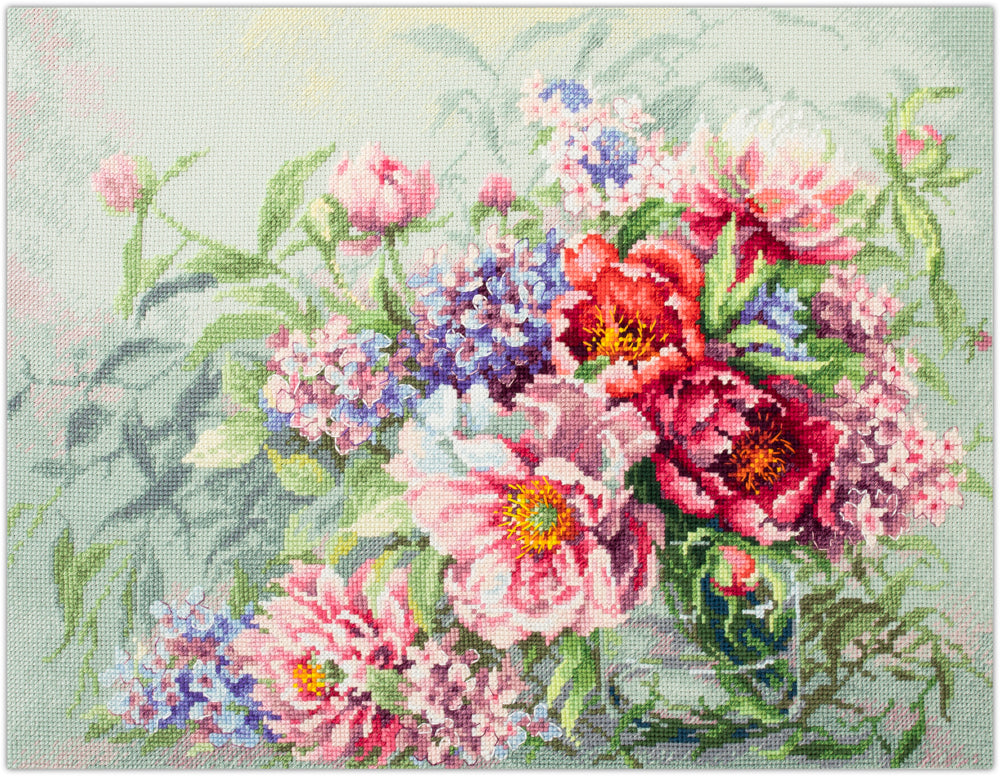 Peonies and Hydrangeas