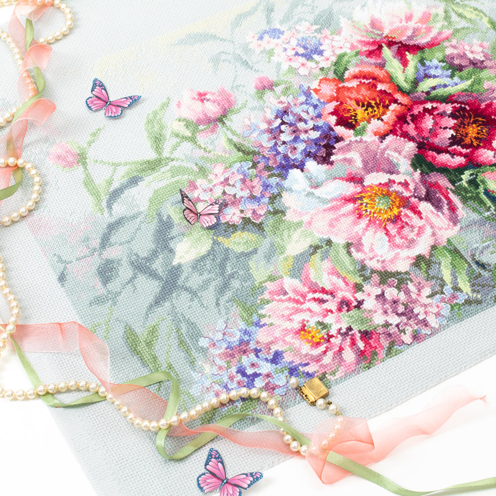 Peonies and Hydrangeas