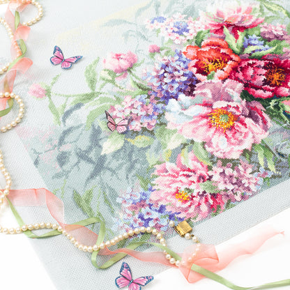 Peonies and Hydrangeas