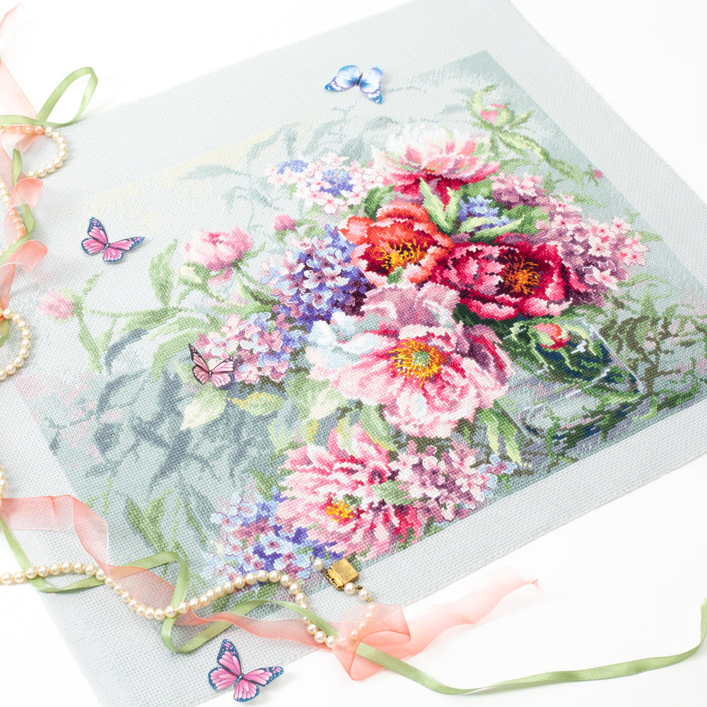 Peonies and Hydrangeas