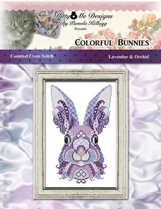 Colorful Bunnies Lavendar & Orchid