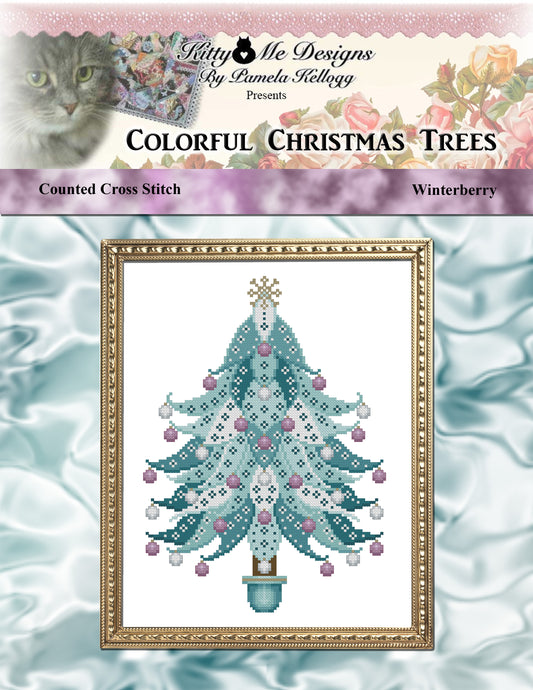Colorful Christmas Trees Winterberry