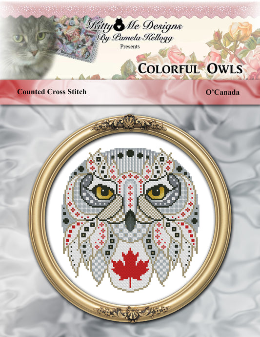 Colorful Owls O'Canada