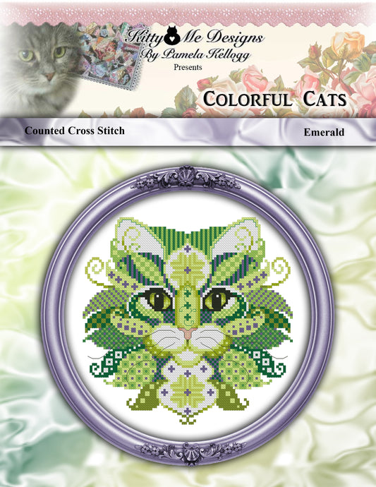Colorful Cats Emerald