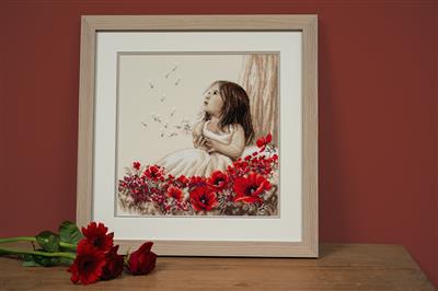 Girl in a Poppy Field