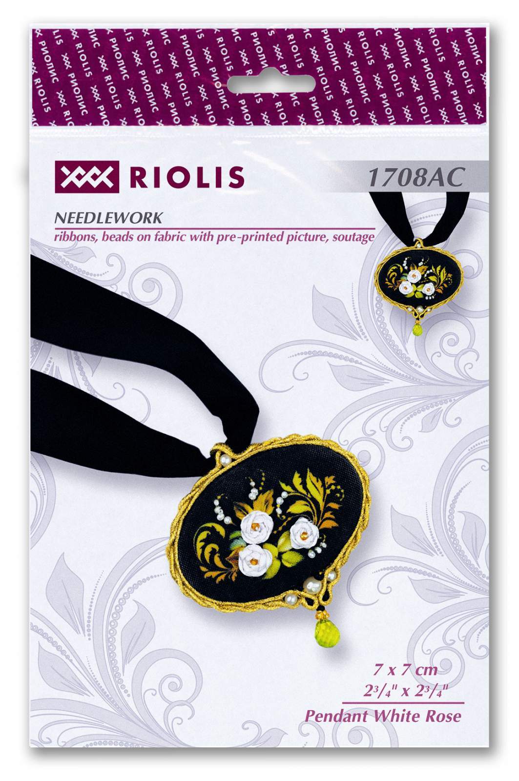 Pendant White Rose