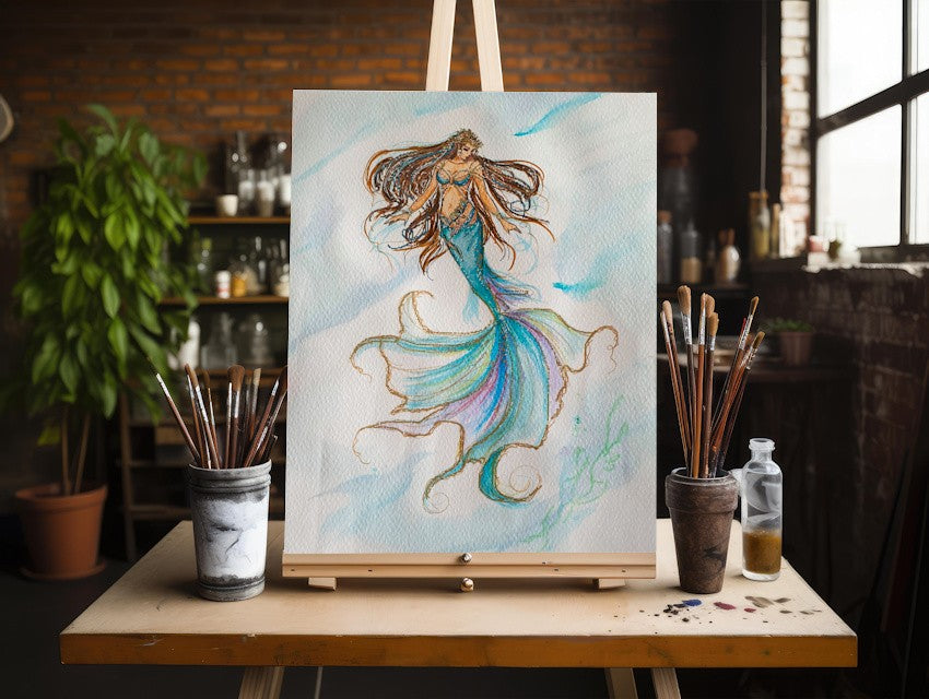 Crystal Mermaid Limited Edition Paper Booklet