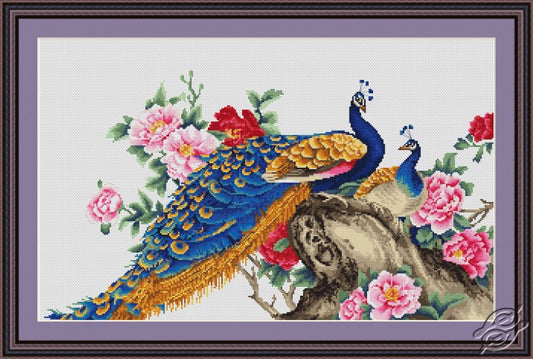 Two Peacocks