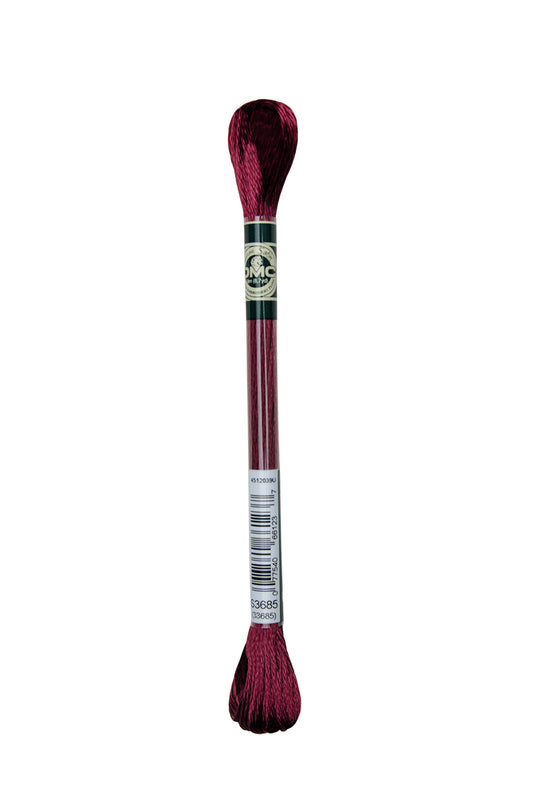 DMC Floss # S3685 - Dark Mauve