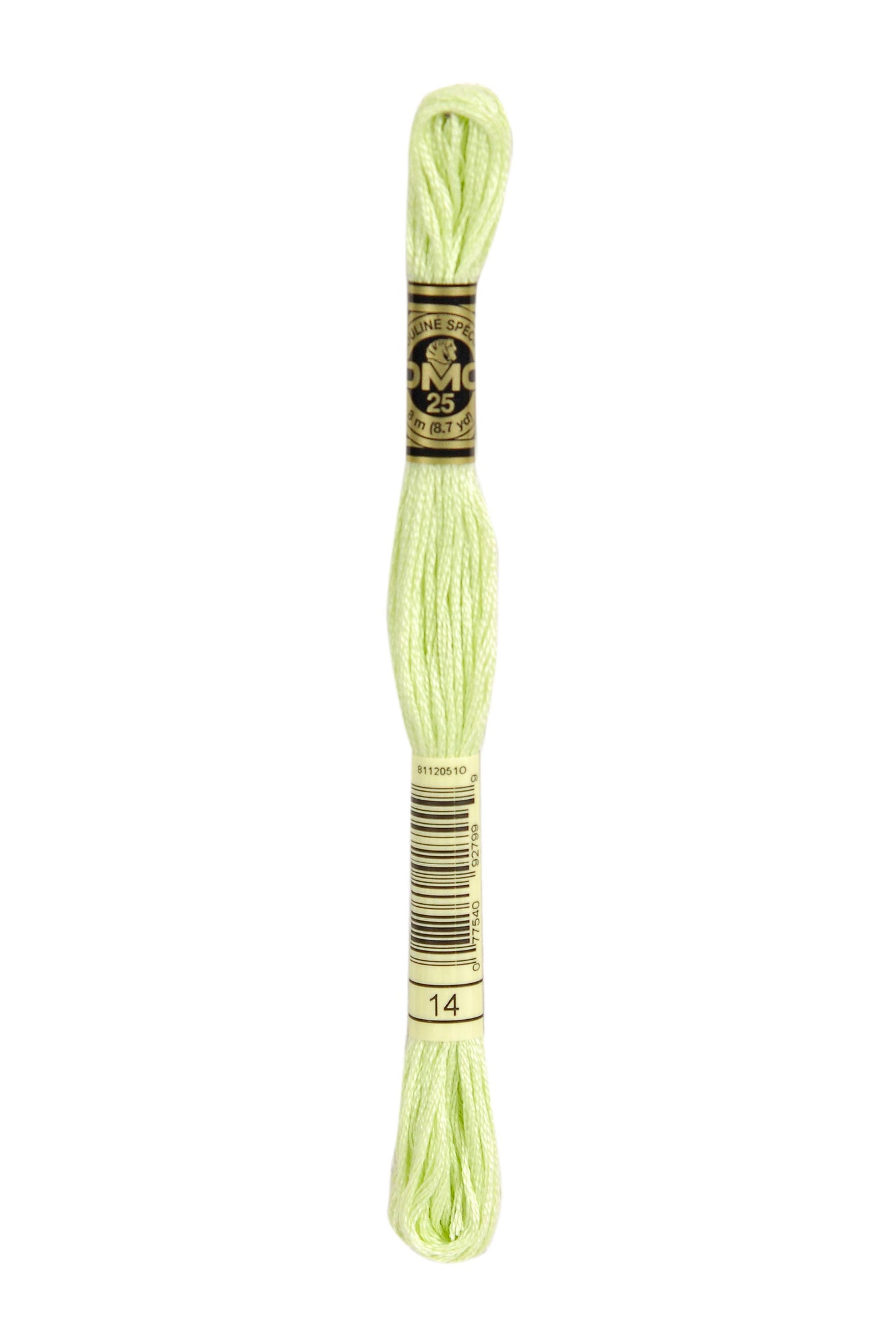 DMC Floss # 14 - Pale Apple Green