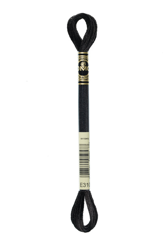 DMC Floss # E310 - Ebony