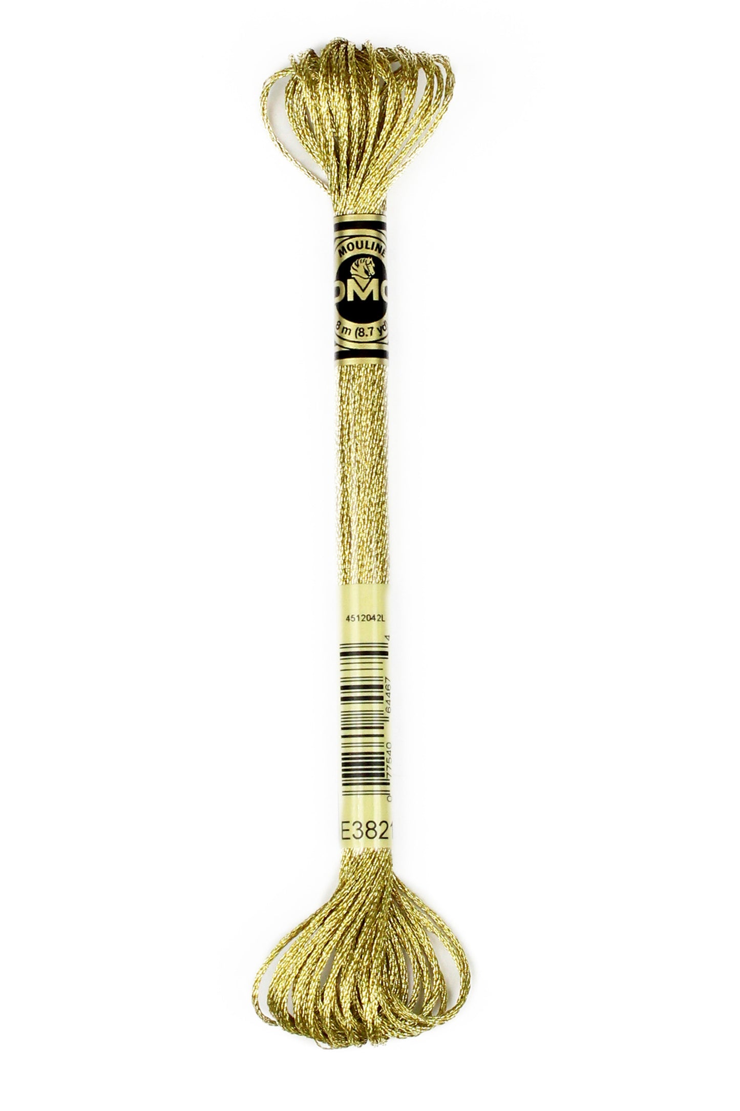 DMC Floss # E3821 - Light Gold