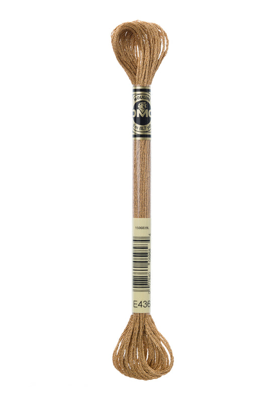 DMC Floss # E436 - Golden Oak