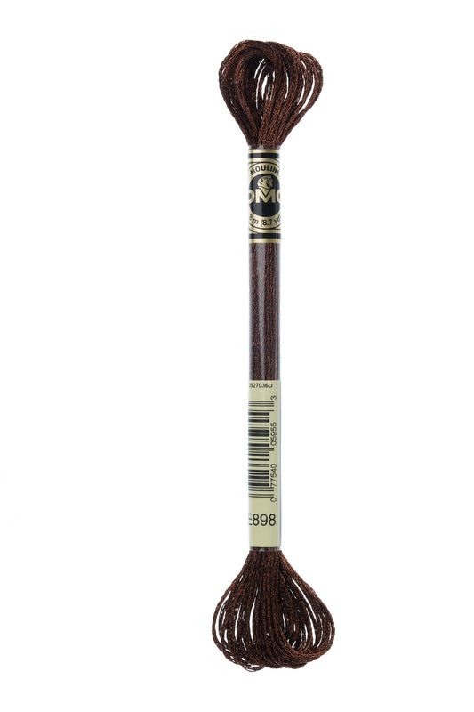DMC Floss # E898 - Dark Oak