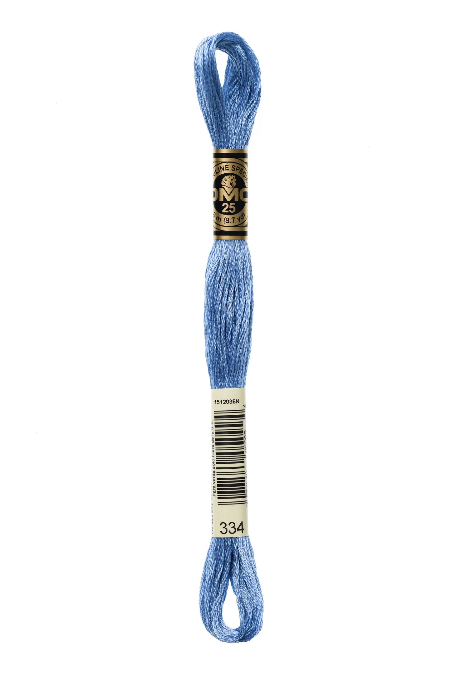 DMC Floss # 334 - Medium Baby Blue