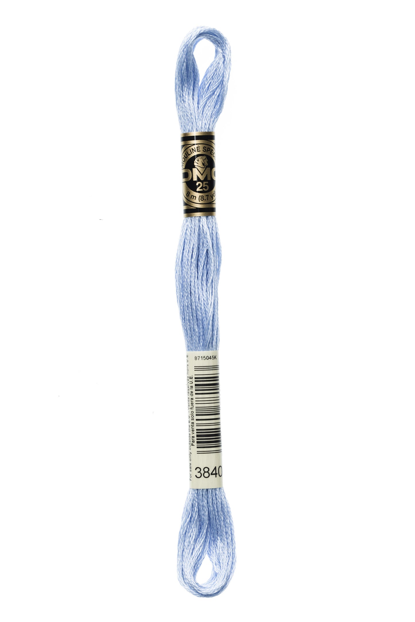 DMC Floss # 3840 - Light Lavender Blue