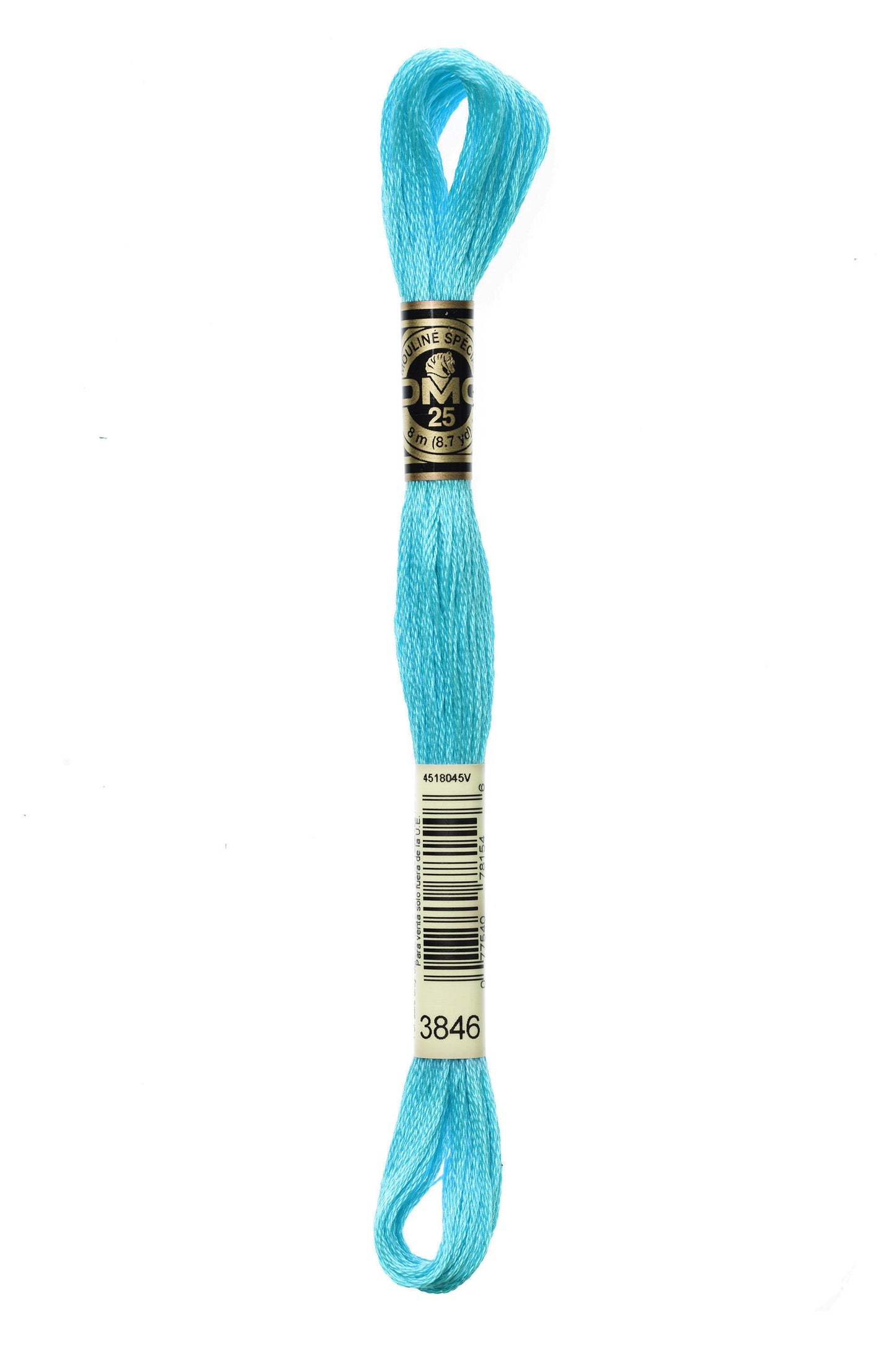 DMC Floss # 3846 - Light Bright Turquoise