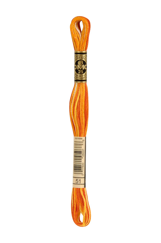 DMC Floss # 51 - Variegated Burnt Orange