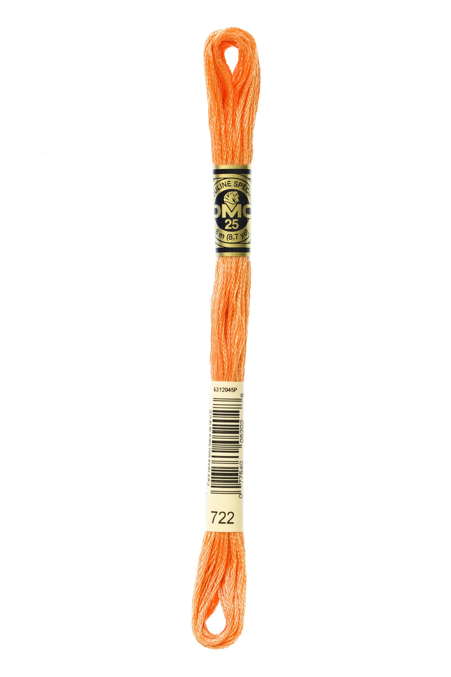 DMC Floss # 722 - Light Orange Spice