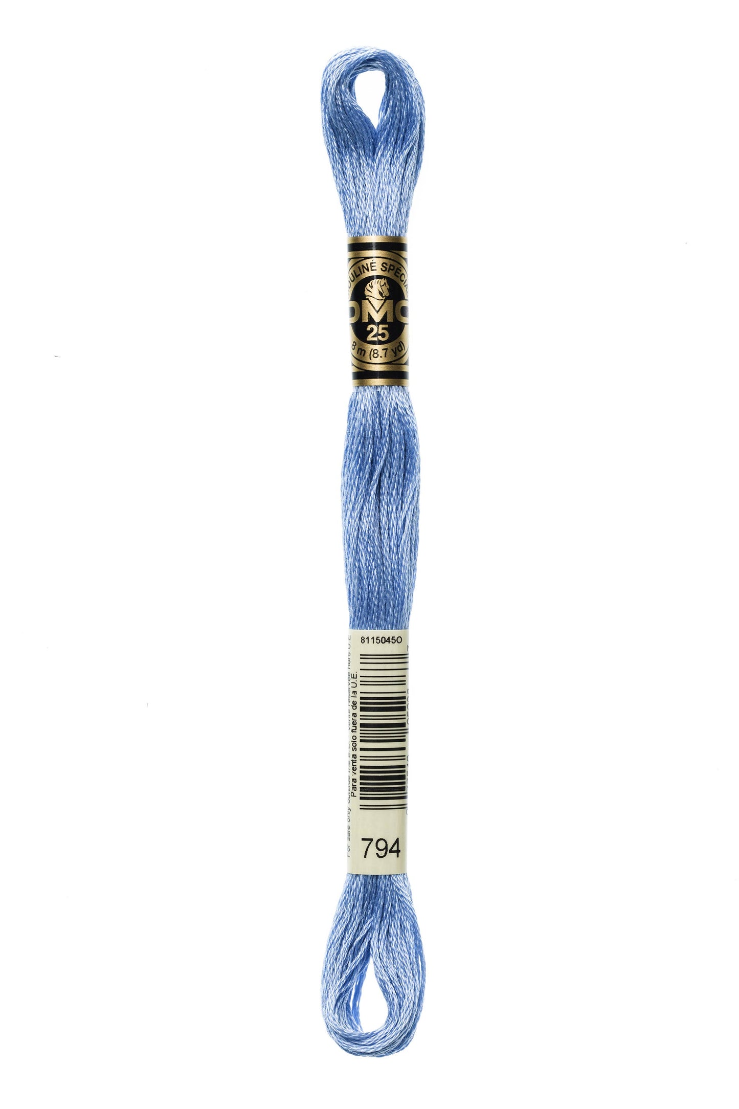DMC Floss # 794 - Light Cornflower Blue