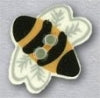 Mill Hill Ceramic Hand Painted Button # 86128
